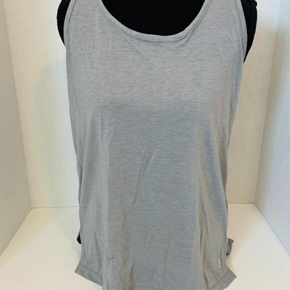 Nike Yoga Layer Tank Particle Grey/Heather/Platinum Tint MD - Picture 1 of 4